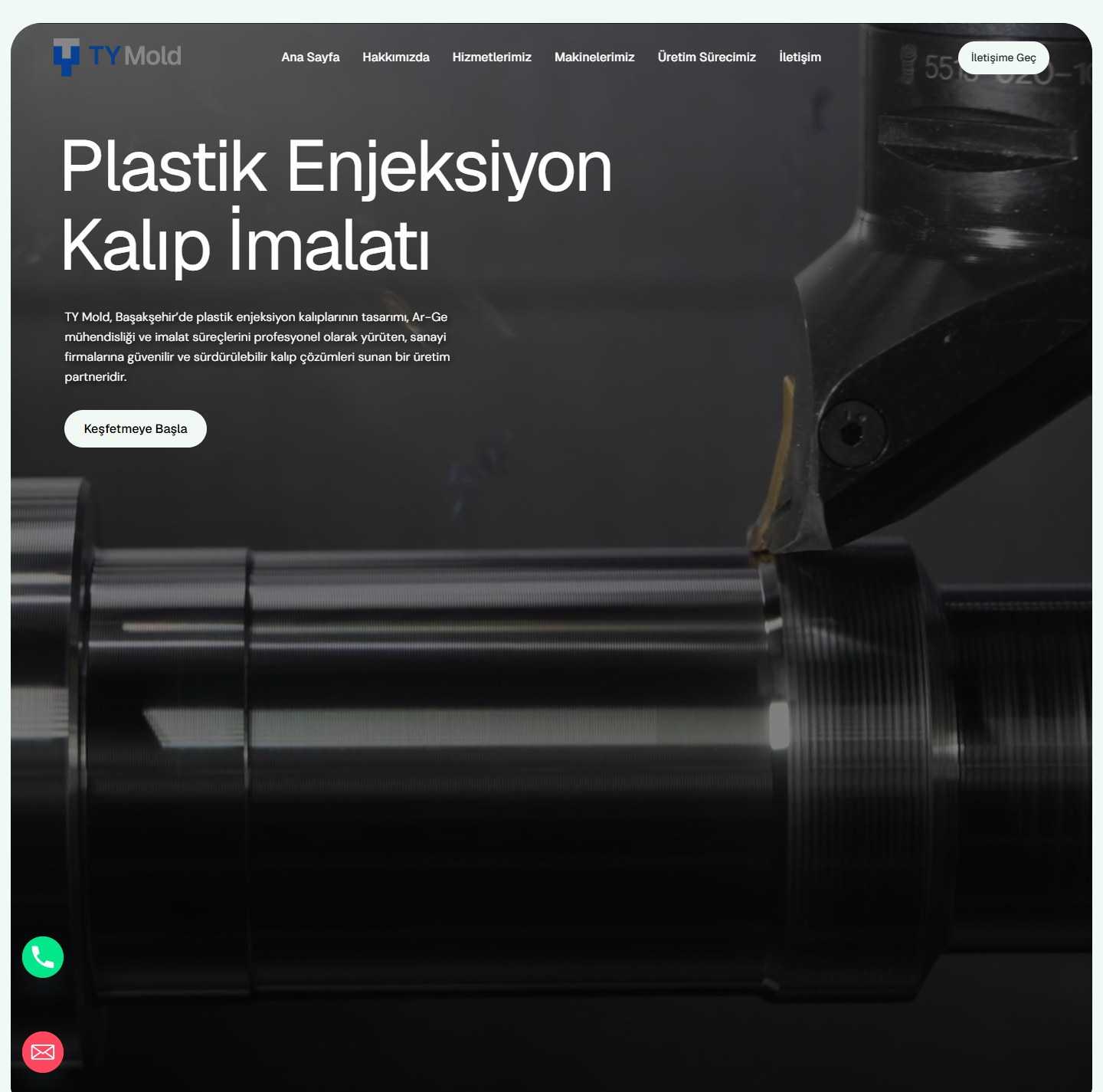 TY Mold web sitesi ekran görüntüsü